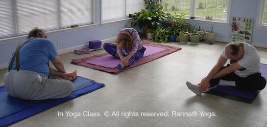 Photo: In yoga class at Beyond Yoga.  © all rights reserved.